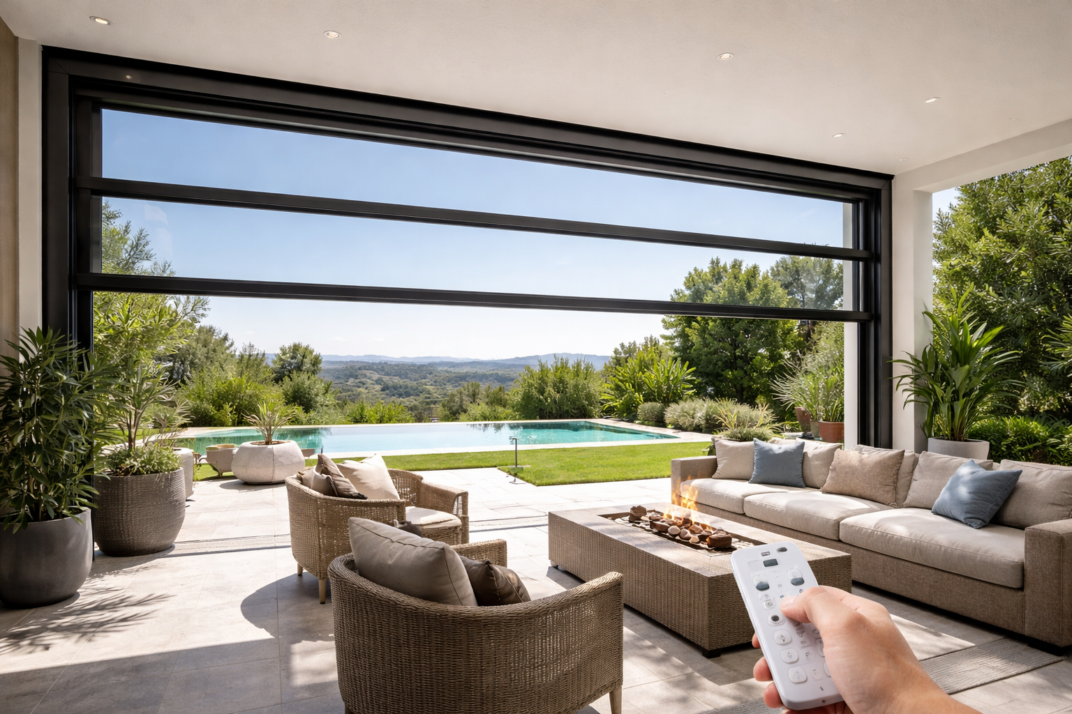 Akıllı (Uzaktan Kumandalı) Giyotin Cam Sistemleri