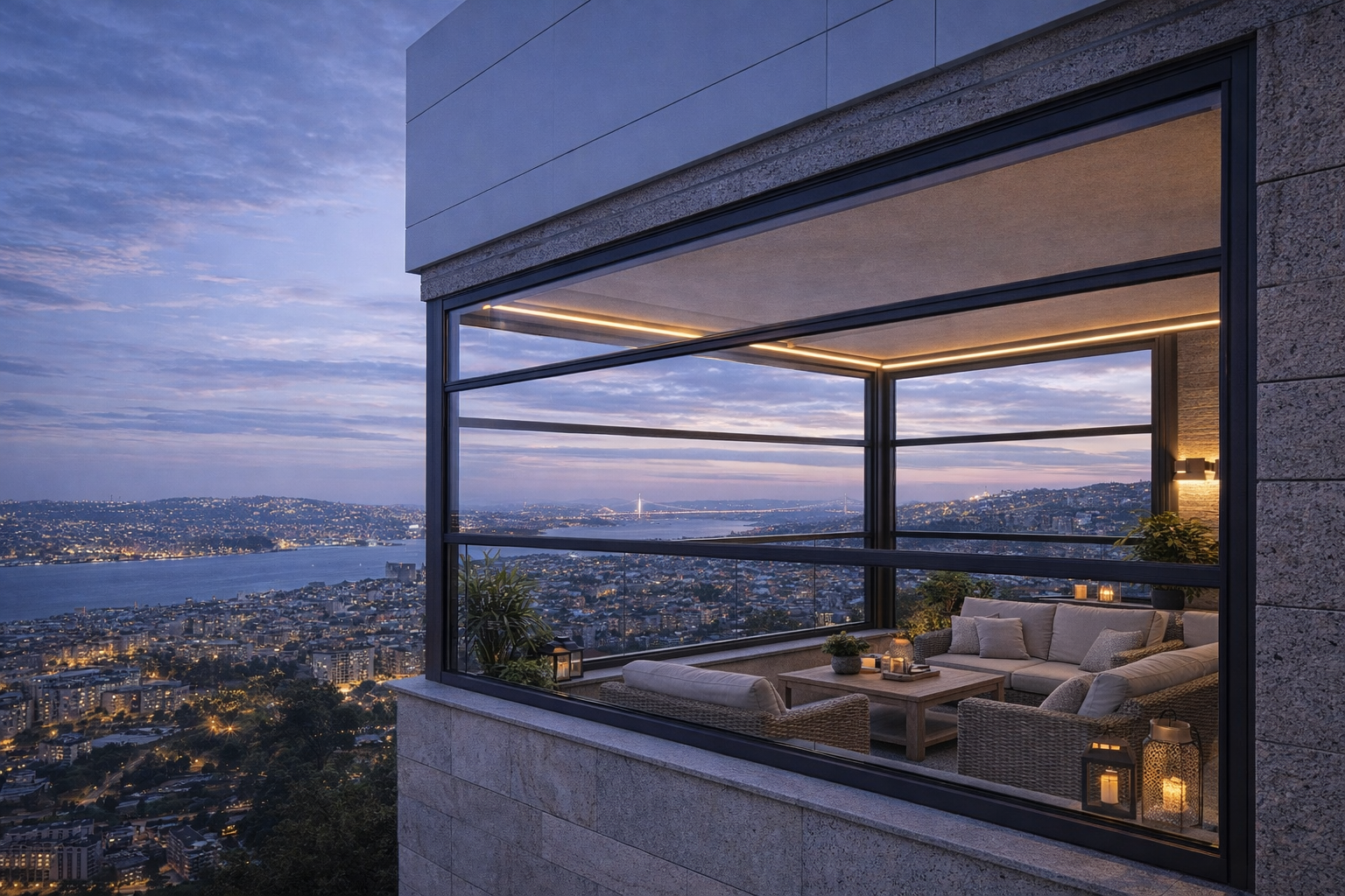 Balkon Giyotin Cam Sistemleri